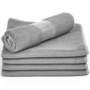Hudson Hi-Fi Anti Static Microfiber Record Cleaning Cloth - 5 Pack - Anti-Scratch Lint & Dust Magnets - 7X Capillary Absorption