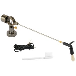Hudson Hi-Fi Anti-Static Vinyl Cleaning Arm – Adjustable, Universal Fit – Auto-Cleans LPs for Dust-Free, Skip-Free Sound